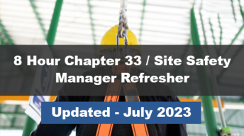 Site Safety Manager Refresher Course NYC Online