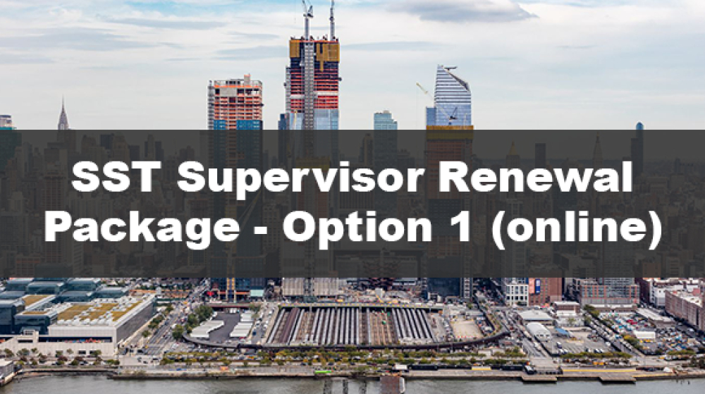 SST Supervisor Renewal Package - Option 1