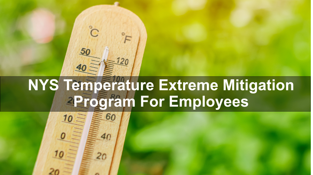 NYS Temperature Extreme Mitigation Program For Employees